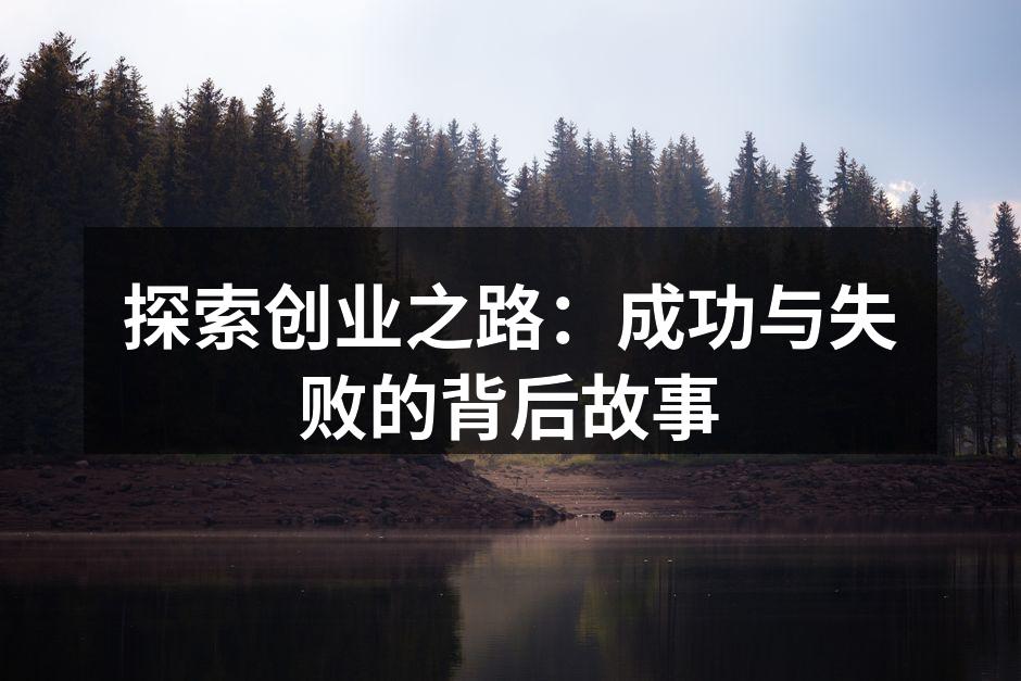 探索创业之路：成功与失败的背后故事